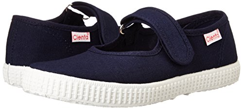 Cienta Mary Jane Sneakers for Girls - Navy Casual Shoes with Adjustable Strap, 30 EU (12 M US Toddler)
