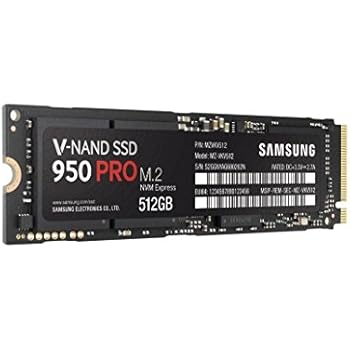 Samsung 950 PRO Series - 512GB PCIe NVMe - M.2 Internal SSD (MZ-V5P512BW)
