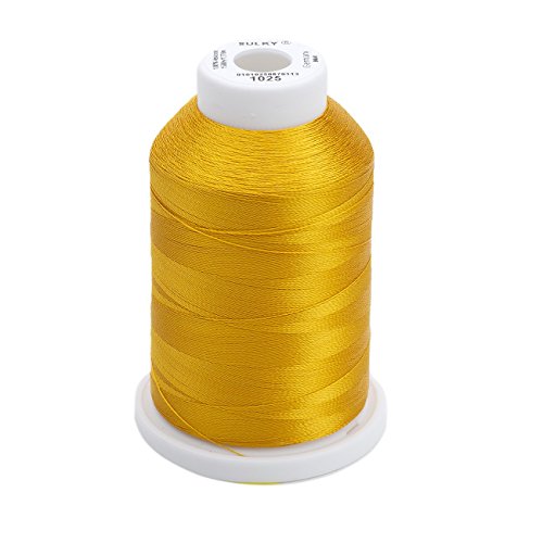 Sulky Of America 944-1025 268d 40wt 2-Ply Rayon Thread, 1500 yd, Mine Gold
