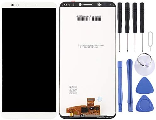 LUOFUSHENG Cell Phones LCD Screen Touch Screen Digitizer LCD Screen and Digitizer Full Assembly for Huawei Honor Play 7C / Honor 7C / Enjoy 8(Black) (Color : White)
