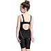Girl's Athletic One Piece Sport Swimsuit Train Racerback Competitive Swimwear
