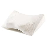 Ergonomic Aloe Memory Foam Sleeping Pillow for Back and Side Sleeper,Orthopedic Design Relieve Neck & Back Pain,Hypoallergenic Cervical Contour Bed Pillow Help Insomnia(Washable)