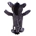 Wenasi 1 Pcs Talking and Walking Donkey Plush Toy Repeats What You Say Electronic Animal Toy for Kids (Grey)