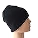 DOLIROX Wireless Bluetooth Knit Hat Music Cap Hands-free Phone Call Answer Ears-free Beanie Hat (Black)