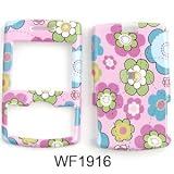Electronics Daisy Flower Snap on Hard Skin Cover Case for Samsung Propel A767 + Clip Book