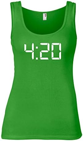 ShirtLoco Women's 420 Digital Clock Tank Top
