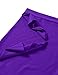NEARKIN (NKNKW3S) Beloved Womens Waistband Double Elastic Layered Mini Skirt PURPLE US M(Tag size L)