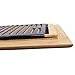 Homewell White Oak Wood Floor Register, Drop in Vent with Damper, 4x10 Inch, Unfinished