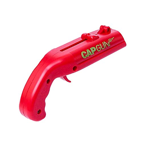 Cap Gun Launcher Shooter Bottle Opener Beer Openers Creative Bottle Opener Cap Gun Plastic Beer Bottle Opener Cap Launcher Shooter for Home Bar Party Drinking Game