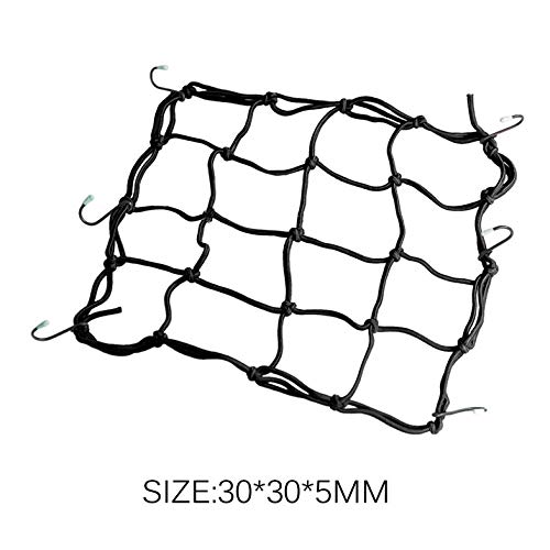 dianagold 30x30cm Luggage Cargo Mesh Net Car Accessories Motorcycle Bike Helmet Holder - Thumbnail 6