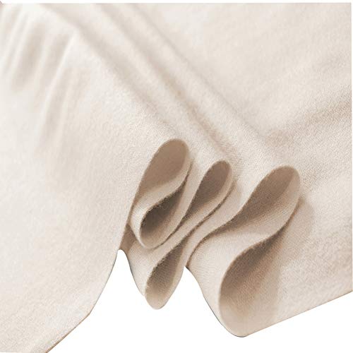 Bellonesc Cashmere Scarf Shawls for Women and Men (Cream Color)