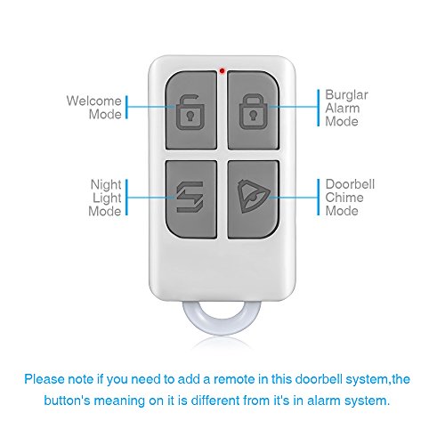 KERUI Wireless Split Welcome Motion Sensor Alert Alarm System Doorbell Door Bell with Long Range Receiver and Transmitter Home or Office Security Protection for Front Doors Entryways Garages - Thumbnail 5
