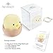 Kids Night Lights for Bedroom: Baby Night Light, Cute Chick Night Light for Kids - Ideal Baby Gift for New Moms (USB Rechargeable Battery LED Lamp)