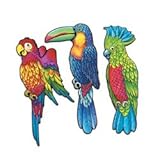 Pkgd Exotic Bird Cutouts   (3/Pkg)