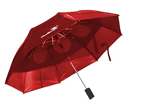 GustBuster Metro 43-Inch Automatic Umbrella, Signature Collection, Red