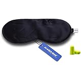 Alaska Bear Natural Silk Sleep Mask, Blindfold, Super Smooth Eye Mask (One Strap)