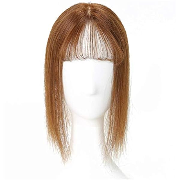 女性の们間の髪の毛のライトブラウン30cmのかつらを明るくする本物