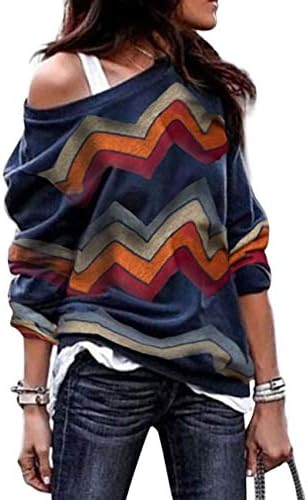 Calladream Women One Shouder Soft Casual Fashion Long Sleeve T-Shirt