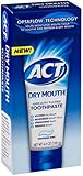 Act Dry Mouth Anticavity Fluoride Toothpaste, 4.6 oz