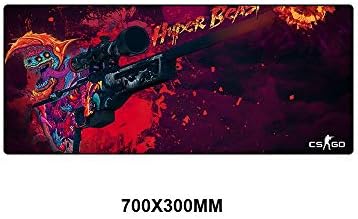 XIAOXIANNV 70X30Cm XL Lockedge Large Gaming Mouse Pad Computer Gamer Keyboard Mouse Mat Hyper Beast Csgo Desk Rubber Mousepad for Pc