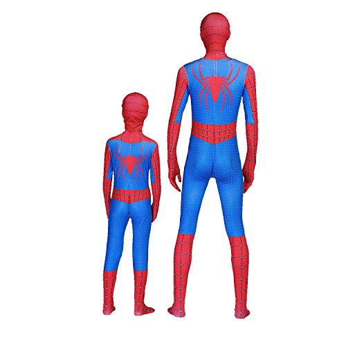 The Amazing Spider-Man Kids Bodysuit Spiderman Superhero Costumes Lycra Spandex Halloween Cosplay Costumes (110) - Thumbnail 5
