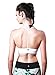 Women's Light Support Cross Back Wirefree Pad Yoga Sports Bra Queenie Ke Size M Color White Pro