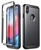 iPhone&nbsp;Xs&nbsp;Max&nbsp;Case, SUPCASE [UB Neo Series] Full-Body Protective with Built-in Screen Protector Dual Layer Armor Cover for iPhone&nbsp;Xs&nbsp;Max&nbsp;Case 6.5 Inch 2018 (Black)