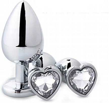 LFN3J Stainless Steel Diamonds Heart for Beginner Advanced Use - White