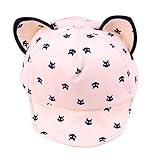Voberry Toddler Baby Kids Boys Girls Cat Ears Baseball Hat Peak Cap Sun Hat