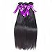 Gabrielle Brazilian Straight Hair 3 Bundles 100% Human Hair Bundles 7A Unprocessed Brazilian Virgin Hair Natural Color Hair Extension 12 12 12