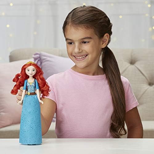 Disney Princess Royal Shimmer Merida Doll, Fashion Doll with Skirt and Accessories, Toy for Kids Ages 3 and Up, Blue,red,white - Image 4