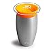 Munchkin Miracle Stainless Steel 360 Sippy Cup, Orange, 10 Ounce