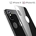 iPhone X / XS Back Screen Protector, Kolpop 3D Full Coverage iPhone X / XS Tempered Glass Back Protector, Anti-Fingerprint Case Friendly Anti-Scrath Back Glass Protector Film For iPhone X / XS(Black)