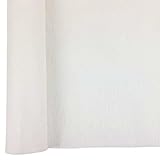 Just Artifacts Premium Crepe Paper Roll - 8ft Length/20in Width (Color: White)