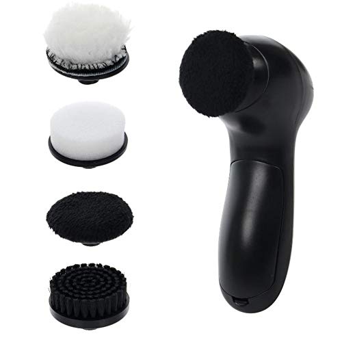 WinnerEco Shoe Polisher 2 Speeds Adjustable Auto Electric Shoe Brush Shine Polisher+4 Brush Heads