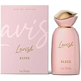 Khadlaj La Fede Lavish Blush Eau De Parfum Spray for Women, 3.4 Ounce
