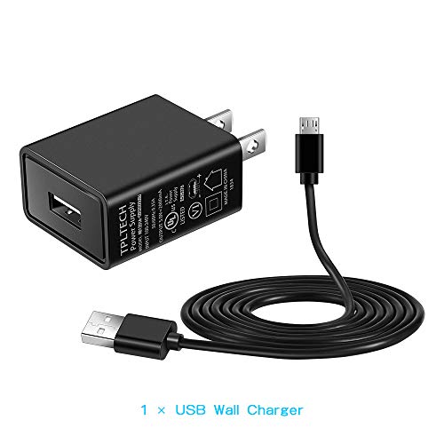 Kindle Fire Charger, [UL Listed] Fast Charger with 6.5 Ft Extra Long Micro-USB Cable Compatible Kindle Fire HD, HDX 6" 7" 8.9" 9.7", Fire 7 8 10