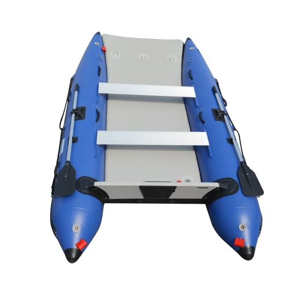 BRIS-11-ft-Inflatable-Catamaran-Inflatable-Boat-Inflatable-Dinghy-Mini-Cat-Boat-Blue