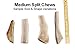 Elkhorn Premium Chews - Medium Split Single Pack (for 20-40 lb Dogs and Puppies) Premium Grade Elk Antler for Dogs (1 Piece) Sourced in The USA