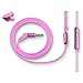 JLab J6M High Fidelity Metal Ergonomic Earbuds Style Headphones w/Mic, Guaranteed for Life - Honeysuckle Pink