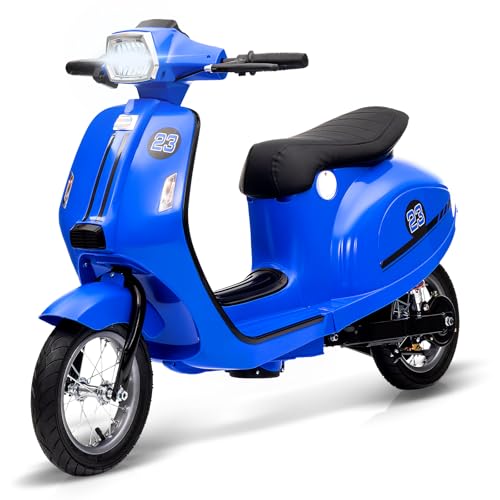 Garvee Electric Moped Scooter for Kids, 24V 350W Kids Ride on Motorcycle, Max U…