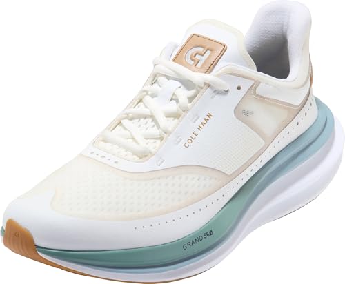 Cole Haan Men's Shoes - OriginalGrand Quadstar Running Sneaker, Ivory/Tuscan Sa…