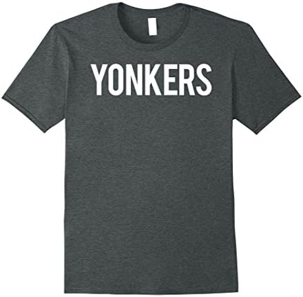 Mens Yonkers T Shirt Cool NY State city fan funny cheap gift tee Large Dark Heather