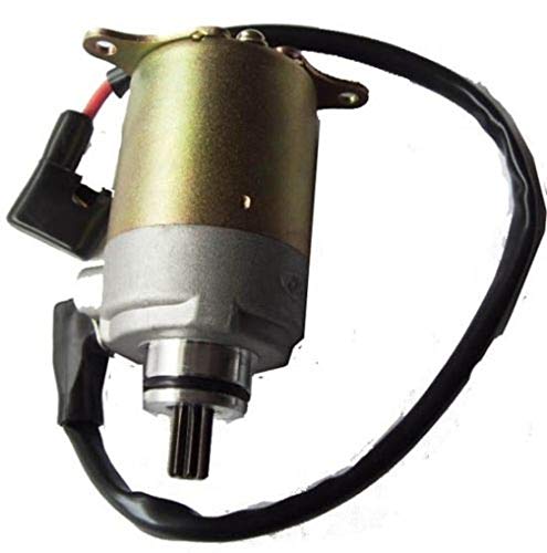 Starter Motor 12V, Electric compatible with Hammerhead 150cc - M150-106400 replaces Trailmaster part # 152.07.500, American Sportworks part # 14373, Carter Brothers part # 513-1059