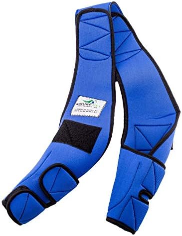 Nature Pet Deck Speed Elen Shoulder Elbow Support Strap Brace Fùr Dog (XL, blue)