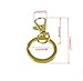 yueton?Pack of 20 Lobster Clasps Swivel Trigger Clips Snap Hook Bag Key Ring Charms Findings