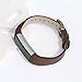 bayite Leather Bands Compatible Fitbit Alta and Alta HR, Chocolate Brown 5.5