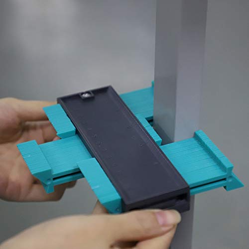 Contour Duplications Gauge Profile Gauge, High Accuracy Easy Master Outline Gauge Marking and Measuring Tool Plastic Digital Caliper Woodwork Tools and Accessories - Thumbnail 6