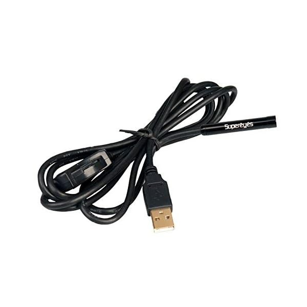 Supereyes N015-2 Wasserfeste 100X USB-Endoskop-Kamera 2m-Kabel & LEDs 7mm Außendurchmesser – Bild 6