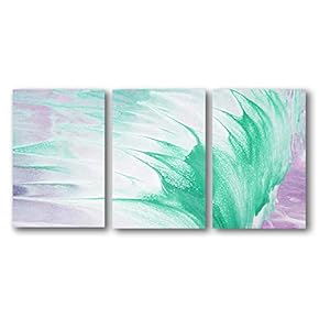 3 Panel Canvas Wall Art Abstract Color Pictures Home Wall Decorations for Bedroom Living Room Paintings Canvas Prints Framed - 16"x24" x 3 Panels